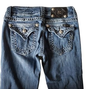 Miss Me Boot Jeans Size 27 JPW5066 Distressed